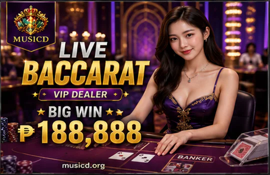 MUSIC live casino round timer with accepted, closed, processing, and result states